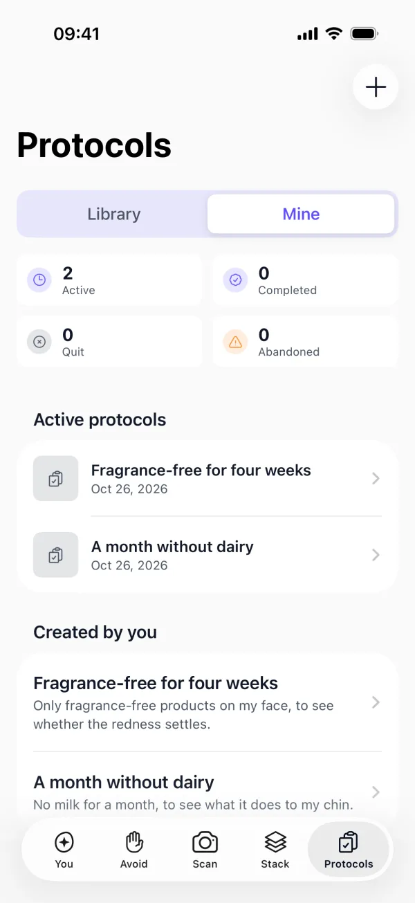 Protocol tracking